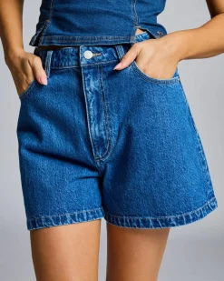 Online High Relaxed Shorts Women Denim|Bottoms