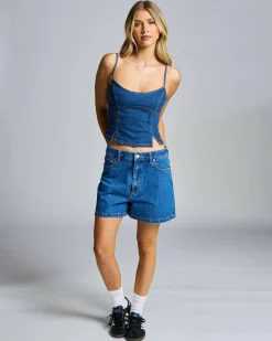 Online High Relaxed Shorts Women Denim|Bottoms