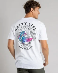 Tops & T-Shirts*Salty Life High Tide T-Shirt White