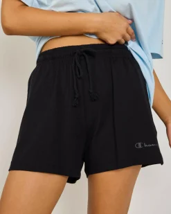 Activewear|Bottoms*Champion Hi-Waist Tonal Jersey Shorts Black