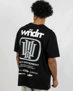 Tops & T-Shirts*Wndrr Hondo Box Fit T-Shirt Black