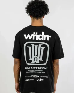 Tops & T-Shirts*Wndrr Hondo Box Fit T-Shirt Black