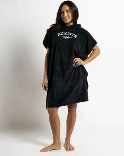 Beach Accessories & Towels*Billabong Hoodie Towel Black