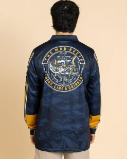 Discount Hooked Cuda Fishing Jersey Tops & T-Shirts