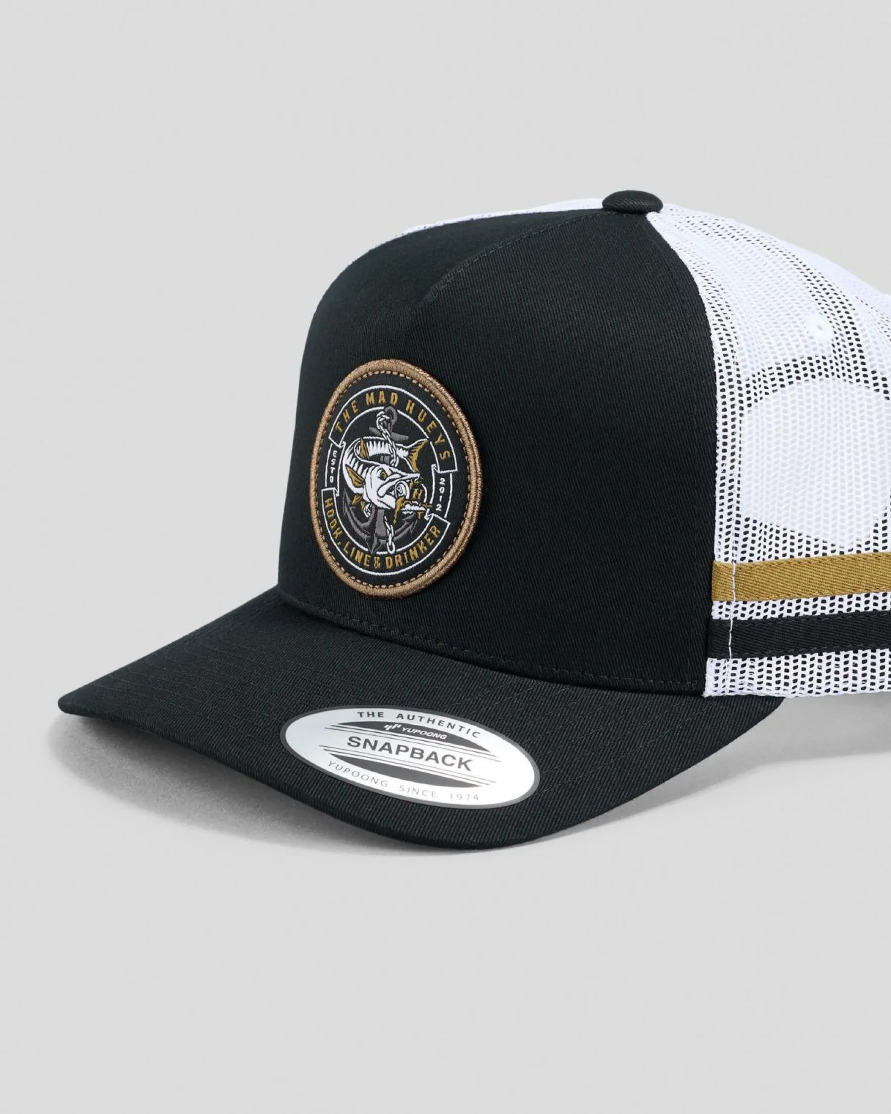 Headwear*The Mad Hueys Hooked Cuda Trucker Cap Black