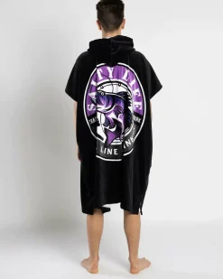 Beach Accessories & Towels*Salty Life Hooked V2 Hooded Towel Black/maroon