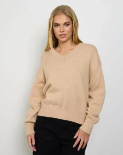 Hot Hopkins V Neck Knit Jumper Women Knitwear|Jumpers & Hoodies