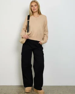 Hot Hopkins V Neck Knit Jumper Women Knitwear|Jumpers & Hoodies