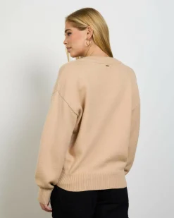 Hot Hopkins V Neck Knit Jumper Women Knitwear|Jumpers & Hoodies