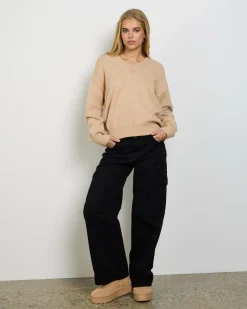 Hot Hopkins V Neck Knit Jumper Women Knitwear|Jumpers & Hoodies
