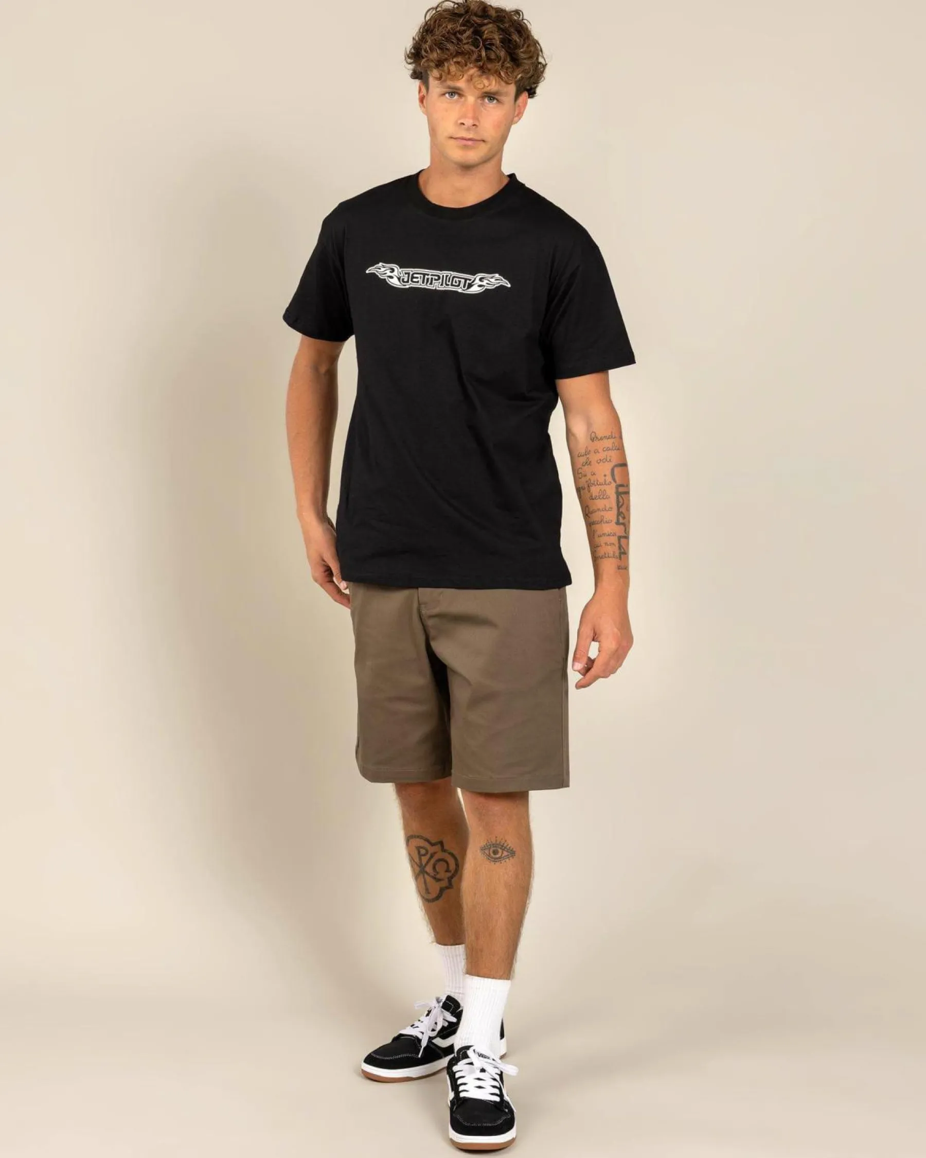 Tops & T-Shirts*Jetpilot Hot Rod T-Shirt Black