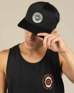 Headwear*The Mad Hueys Hueys Good Life 110 Flexfit Cap Black