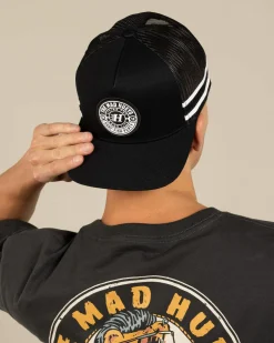 Headwear*The Mad Hueys Hueys Good Life Trucker Cap Black