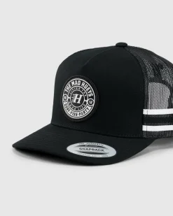 Headwear*The Mad Hueys Hueys Good Life Trucker Cap Black