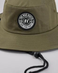 Headwear*The Mad Hueys Hueys Good Life Wide Brim Hat Olive