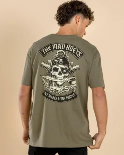 Tops & T-Shirts*The Mad Hueys Hueys Pirate T-Shirt Olive