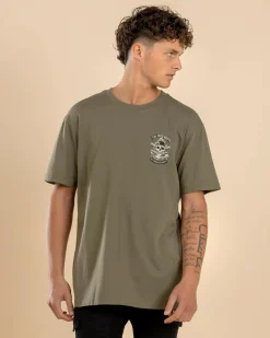 Tops & T-Shirts*The Mad Hueys Hueys Pirate T-Shirt Olive