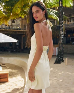 Linen Blend|Dresses*Mooloola Hula Hawaii Dress Butter