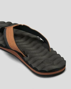 Flip Flops & Sandals*Kustom Hummer III Thongs Slate/tan