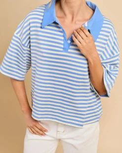 Hot Hunter Stripe Shirt Women Tops