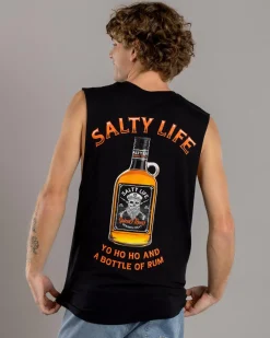 Tops & T-Shirts*Salty Life Hurricane Muscle Tank Black