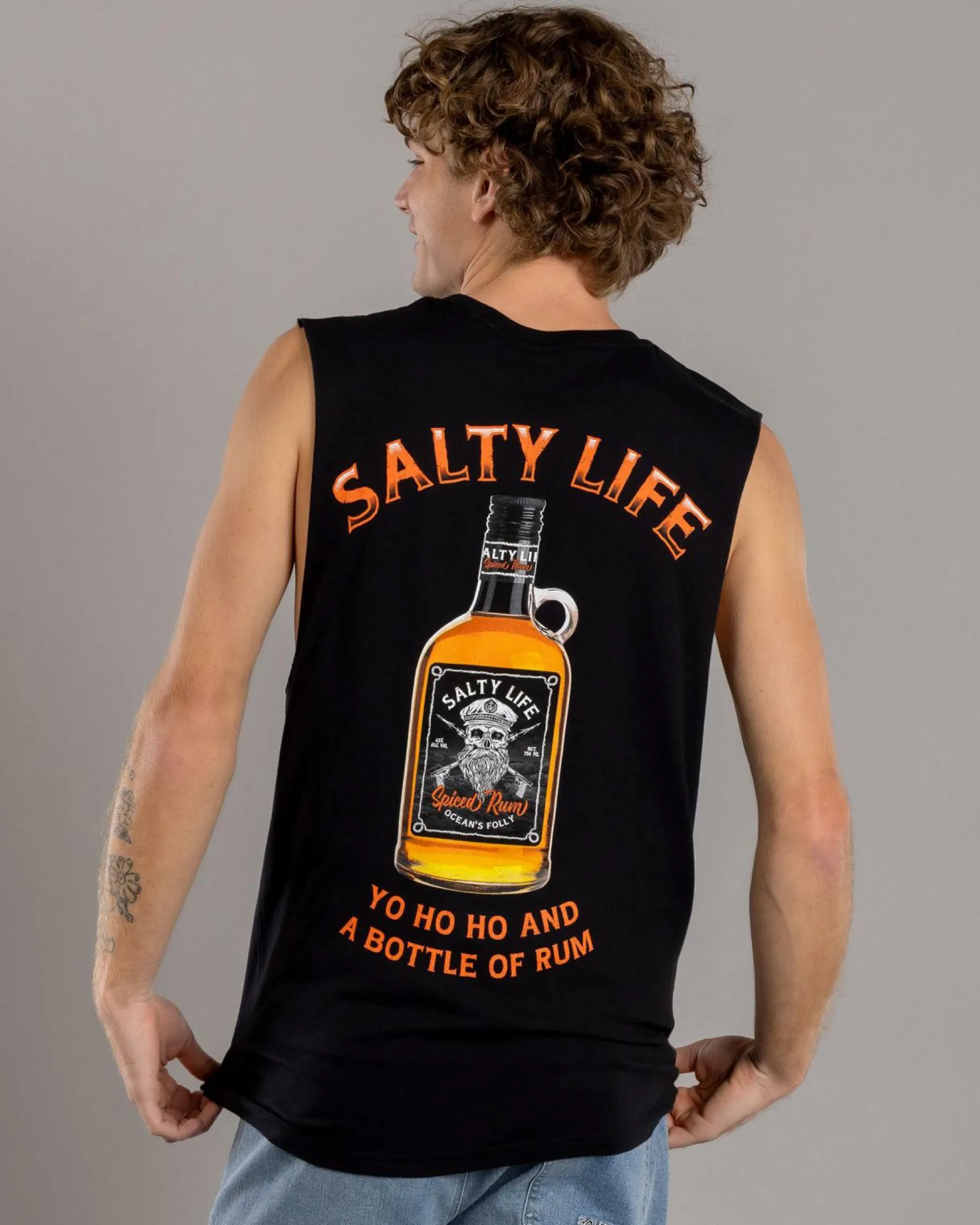 Tops & T-Shirts*Salty Life Hurricane Muscle Tank Black
