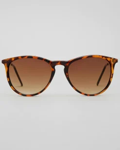 Sunglasses*Indie Eyewear Hyra Sunglasses S Tort/gd Brown