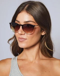 Sunglasses*Indie Eyewear Hyra Sunglasses Gd Brown/gd Brown