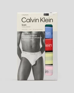 Outlet Icon Cotton Stretch Hip Brief 5 Pack Underwear & Sleepwear