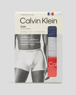 Hot Icon Cotton Stretch Trunk 3 Pack Underwear & Sleepwear