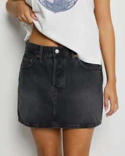 Outlet Icon Skirt Women Denim|Bottoms