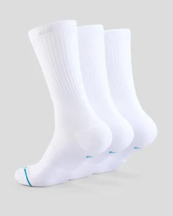 Socks*Stance Icon Socks 3 Pack White