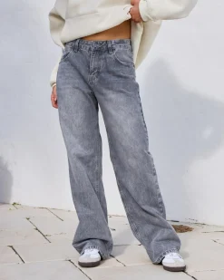 Hot Icon Straight Leg Jeans Women Denim|Bottoms
