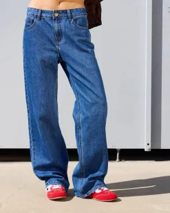 Denim|Bottoms*DESU Icon Straight Leg Jeans Heritage Dark Blue
