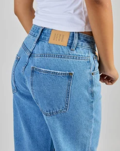 Denim|Bottoms*DESU Icon Straight Leg Jeans Heritage Mid Blue