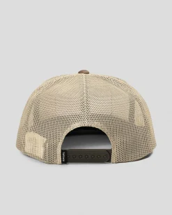 Headwear*Rip Curl Icons Pump Trucker Cap Taupe