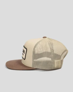Headwear*Rip Curl Icons Pump Trucker Cap Taupe