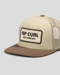 Headwear*Rip Curl Icons Pump Trucker Cap Taupe