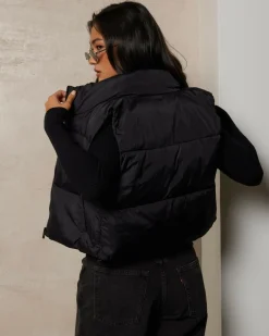 Jackets & Coats*Ava And Ever Icy Puffer Vest Black