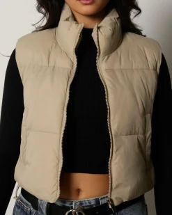 Clearance Icy Puffer Vest Women Jackets & Coats