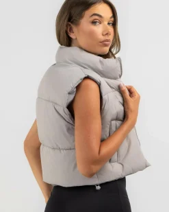 Clearance Icy Puffer Vest Women Jackets & Coats