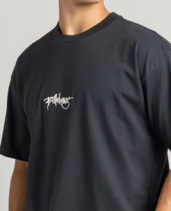 Tops & T-Shirts*Billabong Identity T-Shirt Washed Black
