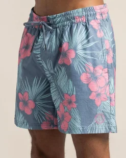 Shorts & Bottoms*Jacks Idyllic Elastic Waist Shorts Slate Blue