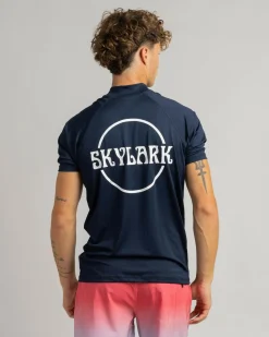 Rashies*Skylark Immerse Short Sleeve Rash Vest Navy