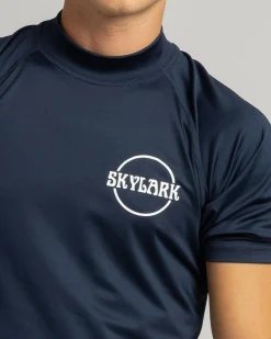 Rashies*Skylark Immerse Short Sleeve Rash Vest Navy