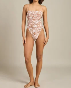 Online Impala Paisley Scrunched Side One Piece Swimsuit Women One Pieces
