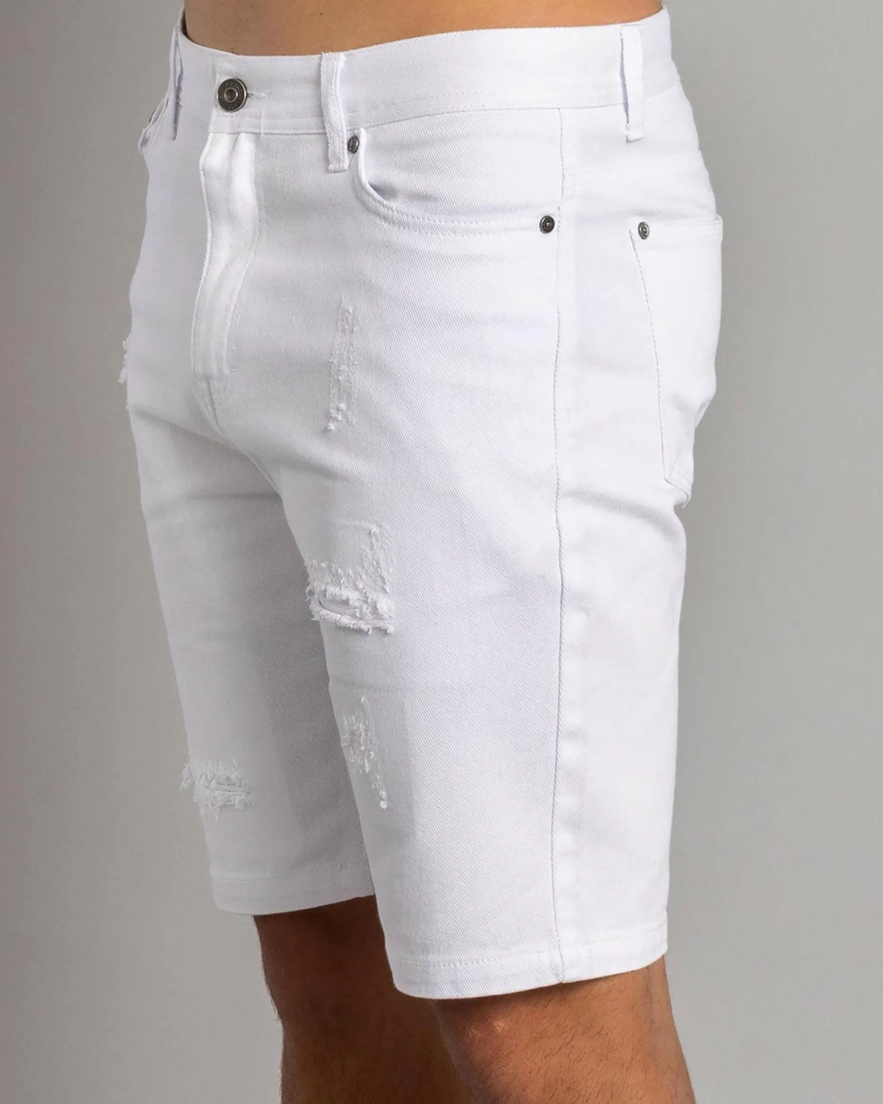 Denim|Shorts & Bottoms*Jacks Impel Denim Shorts White