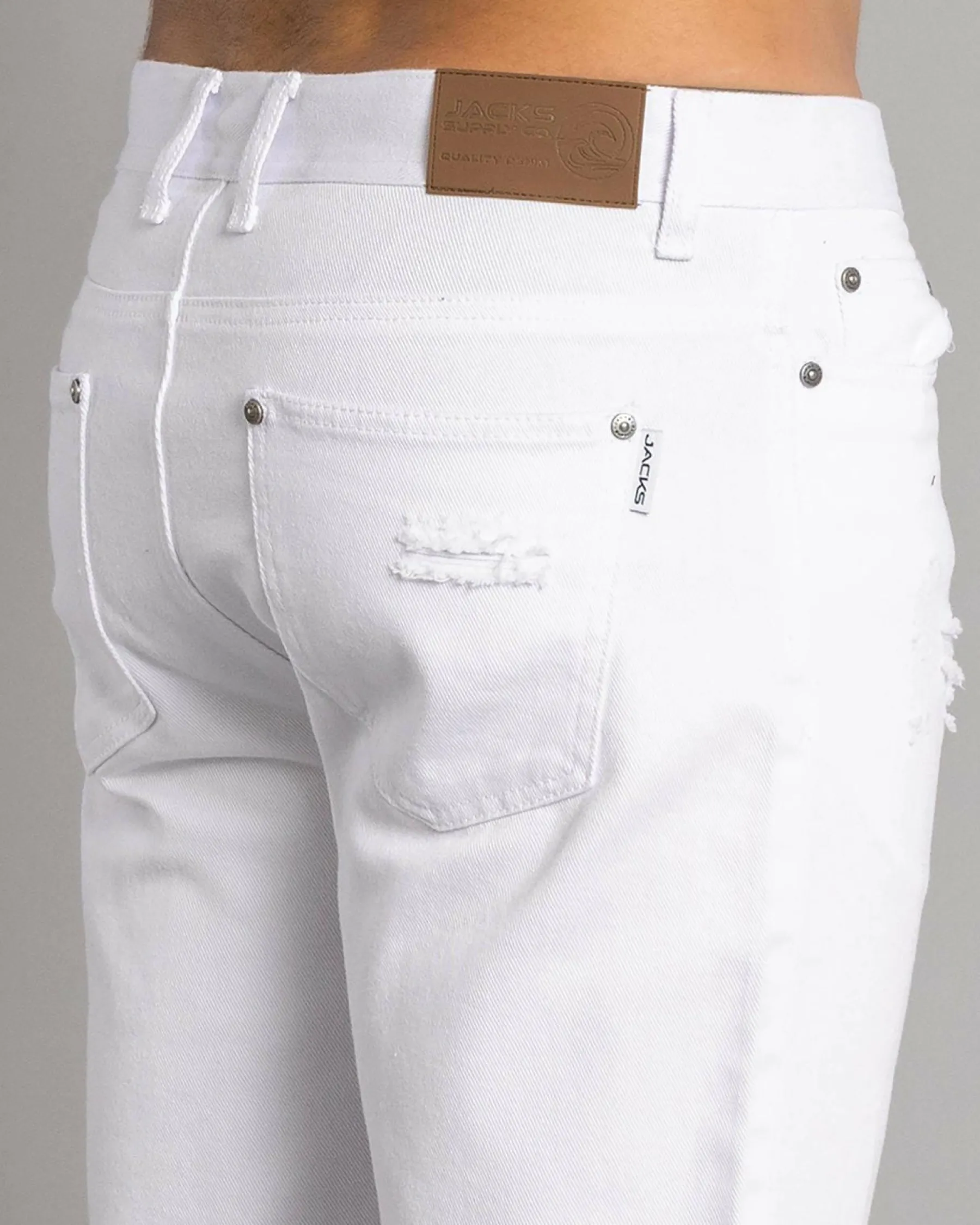 Denim|Shorts & Bottoms*Jacks Impel Denim Shorts White