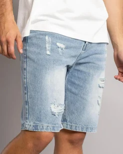 Denim|Shorts & Bottoms*Jacks Impel Denim Shorts Mid Blue
