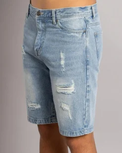 Denim|Shorts & Bottoms*Jacks Impel Denim Shorts Mid Blue
